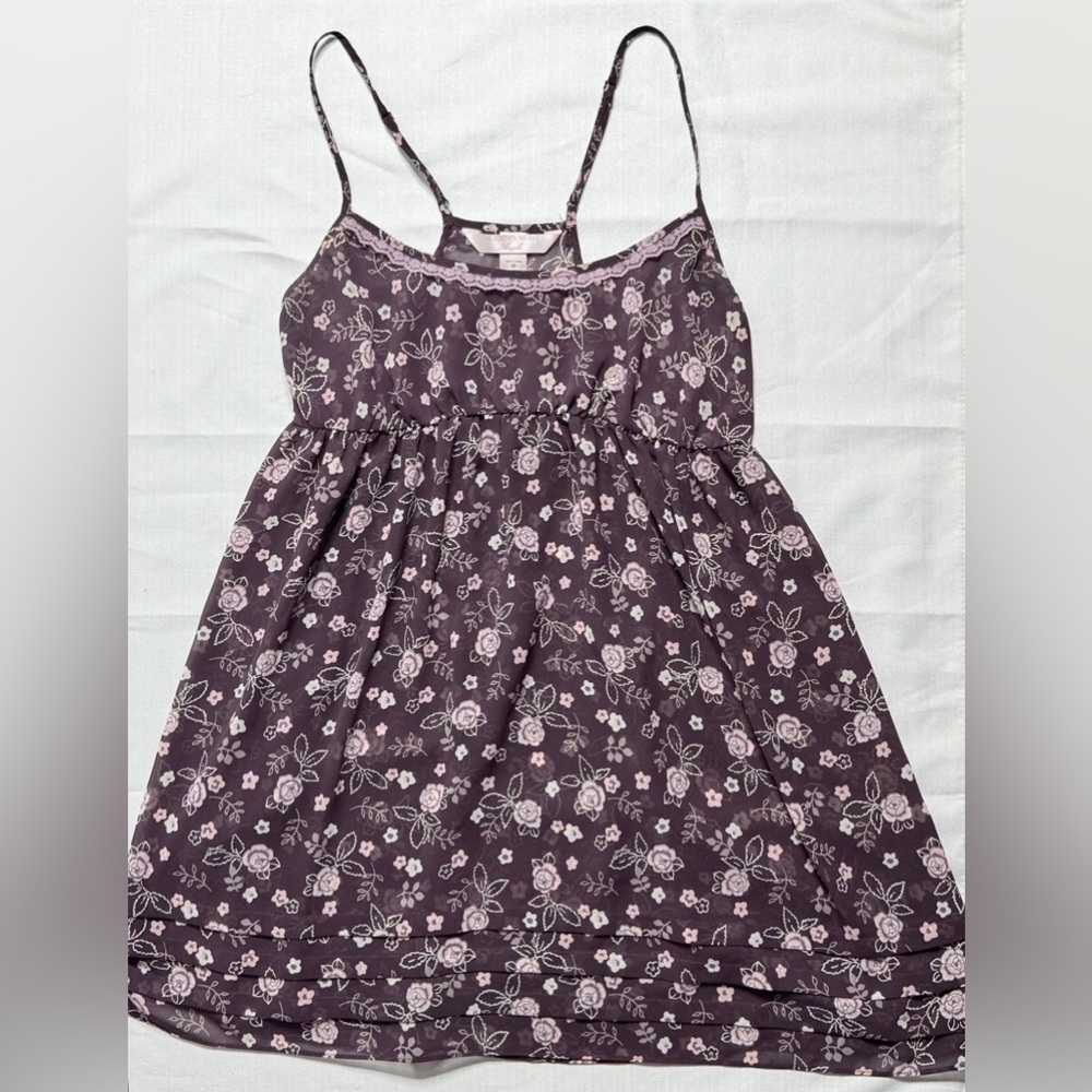 Victoria's Secret Angels Women’s Vintage Satin Babydoll Med lingerie Dress